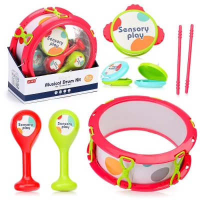 Набор инструментов "Джазовый квартет" красный, в коробке (10702070/130323/3102981, Китай ) RJ6804