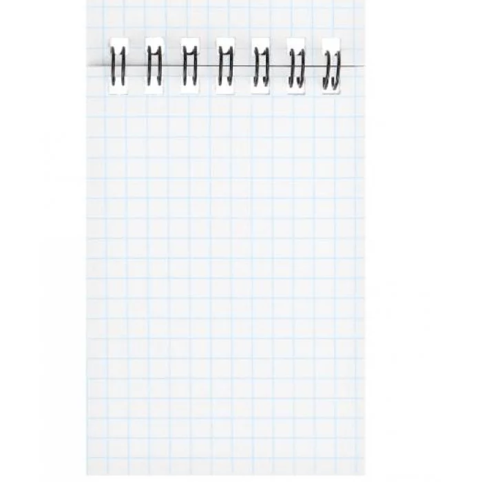 Блокнот А7 40л. на гребне ДИЗАЙН В СИНИХ ТОНАХ  обл.-мел.кар бл-офсв клетку Б40-9327