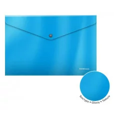 Набор из 4 папок-конвертов пластиковых ErichKrause Glossy Bubble Gum арома A4 непрозрачный ассорти 54913