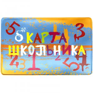 Обложка-карман для проездного билета ПВХ "Школьник" ДПС 2802.ЯК.ШК 321791