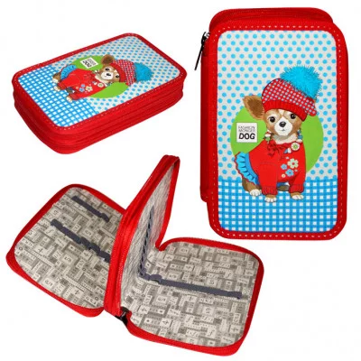 Пенал 2-секционный "Fashion Dog" 195*120*45 ФД31П25/2 J.Otten /1 /0 /0 /36 290238