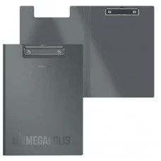 Папка-планшет пластиковая ErichKrause MEGAPOLIS, A4, серый  50144