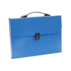 Портфель А4 "de VENTE" на замке, 1отд. непроз. синий 3073403 3073403