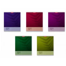 Тетрадь школьная ученическая ErichKrause Duotone Next ассорти 12 листов клетка 56294