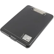 Папка для документов А4 с зажимом черная DV-15798-1