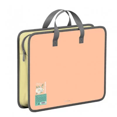 Папка пластиковая для творчества ErichKrause Matt Pastel Bloom , A4+, персиковый 61233