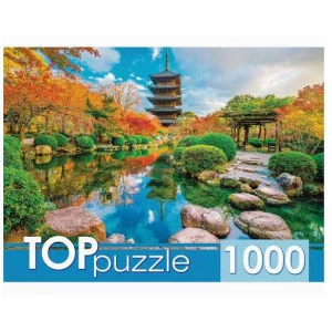 TOPpuzzle. ПАЗЛЫ 1000 элементов. ЯПОНИЯ ХРАМ ТО-ДЗИ ШТТП1000-2712