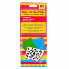 набор для творчества создание бархатных картинок 187790