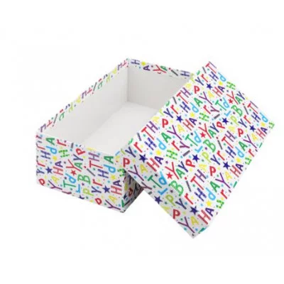 Коробка прямоугольная подарочная Буквы 21 х 14 х 9 см РазборПП-4528