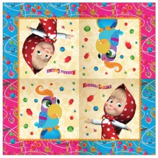 Салфетки 33*33см, 20шт."Машины сказки"