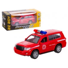 Машинка инерционная (металл.) "BeBoy", двери открываются, цвет красный, в/к 16*6*7 см IT108770