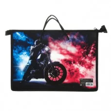 Папка с ручками пластик А4 55мм 335*235 ПМ-А4-35 Calligrata "Самый крутой" (ручки-шнурок) 3113851