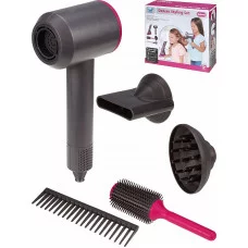 Игровой набор "Фен" (звук, бат. 2*AA не в компл., 2 насадки, 2 расчески) (арт. 2804567) 2804567
