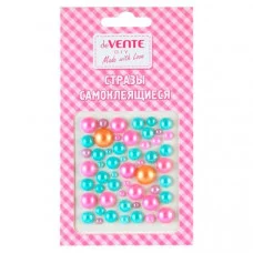 Наклейки в наборе стразы "Жемчужный микс" 54шт е/п DEVENTE 8004043 181831