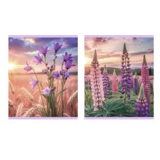 Тетрадь А5 96л "Цветочное поле " КанцЭксмо ТКФ969280