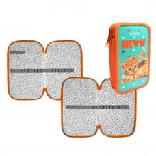 Пенал 2 отделения 205*120 фольг "Meow" DEVENTE 7012408 709236