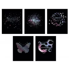 Тетрадь А5 96л "TOTAL BLACK Мое вдохновение" КанцЭксмо ТКФ969226