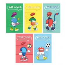 Блокнот А7 48л. на склейке BG Твой спорт 361235