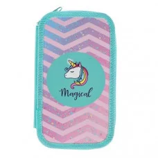 Пенал 2 отделения 190*105 ламин "Магия единорожки" ПЧЕЛКА ПО-090 065942
