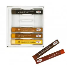 Пастель масляная Гамма "Студия", "Земляные оттенки", 6 цветов, картон. упак., европодвес 362491