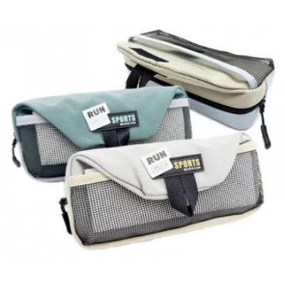 Пенал DF-172 "Sport" прям, полиэстер, 1 отделение на молнии, 1 наружный карман сетка на липучке, ассорти, уп ПВХ 330971