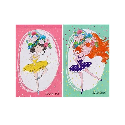БЛОКНОТ А7 48л.БАЛЕРИНЫ Б48-6061 КБС