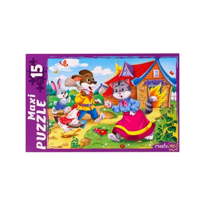 МАКСИ-ПАЗЛЫ. 15 элементов "КОШКИН ДОМ" (Арт. ПМ15-5937)