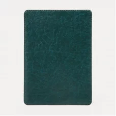 Обложка для проездного, 6,5*0,3*9,5см, иск. кожа, зелёный 9262917