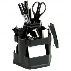 Набор офисный 13 предметов вращающийся "Офисный" черный FREGATTE 88 370536