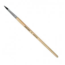 Кисть BRAUBERG, беличья, круглая, № 4, 200181
