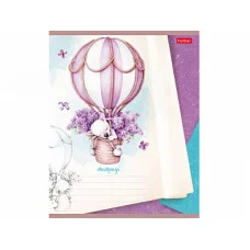 Тетрадь 12л А5ф клетка на скобе скругл.углы серия -Пушистое счастье- ТК1394