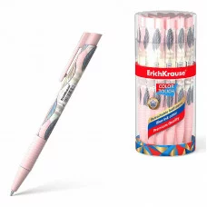Ручка шариковая автоматическая ErichKrause ColorTouch Matic&Grip Flora 0.7, цвет чернил синий 50746