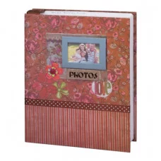 Фотоальбом BRAUBERG на 200 фото 10*15 см, индивид. бокс, твердая обложка, семья, 390673