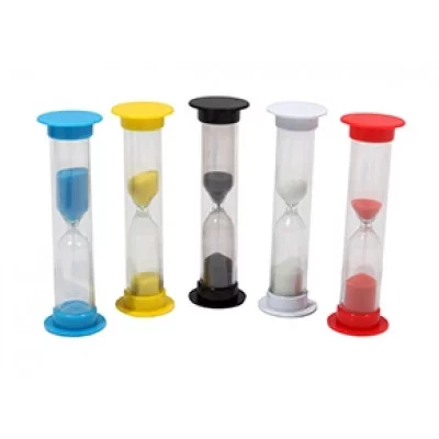Песочные часы (5мин. цвет 5 микс, песок под корпуса) (Арт. ПЧ-6069) кр 10