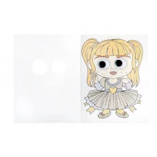 ВОДНАЯ РАСКРАСКА с глазками и кисточкой. ПРИНЦЕССЫ И ФЕИ 978-5-378-34731-5