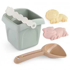 Набор для песка (ведро большое, совок, 2 формочки). Серия "Эстетика" 671