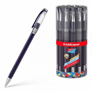 Ручка шариковая ErichKrause ColorTouch Stick Dots in Blue 0.7, цвет чернил синий 56053