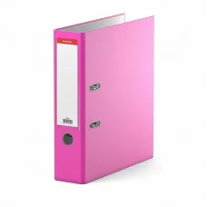 Папка–регистратор с арочным механизмом ErichKrause, Neon, А4, 70 мм, розовый 45399