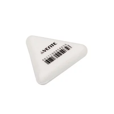 Ластик "Trio" 37*37*10 cинтет треугольный белый DEVENTE 4070901 154359