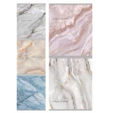 Тетрадь КЛЕТКА 96л. РАЗНЫЙ МРАМОР (96-8438) (цв.мел.обл.) лен,4+4 96-8438