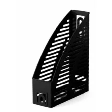 Подставка для бумаг вертикальная пластиковая ErichKrause Base, Classic, 85мм, черный 57945