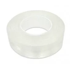 Клейкая лента INTELLIGENT DJ-92 силиконовая 3м*2см многоразовая двусторонняя прозрачная 333321