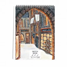 Скетчбук А4 60л "SKETCHBOOK. Косая аллея" КанцЭксмо ТС4605275