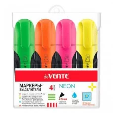 Маркеры в наборе текстовыделители 04цв корпус плоский 1-5мм (ж/з/о/р) DEVENTE 5045815 298621