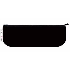 Пенал-органайзер на молнии (60х210) 1-секция. Искусственная кожа. Резинка - крепление на обложку. "Joy. Черный агат" КанцЭксмо ПОКМ0203