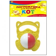ПОГРЕМУШКА ДЛЯ МАЛЫШЕЙ. КОТ (Арт. И-1769)