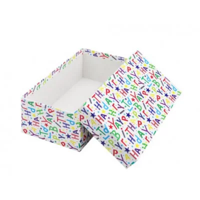 Коробка прямоугольная подарочная Буквы 26 х 17,5 х 11 см РазборПП-4528