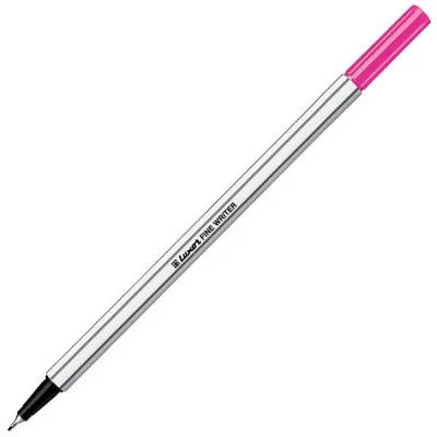 Ручка капиллярная Luxor "Fine Writer 045" розовая, 0,8мм 246643