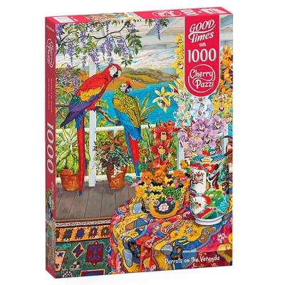 Пазл 1000 "Попугаи на веранде" 30639