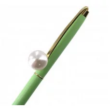 Ручка подарочная шариковая Alingar, синяя, 1.0 мм, металлический корпус, поворотный механизм, "Жемчуг", ассорти, карт. уп. AL10468